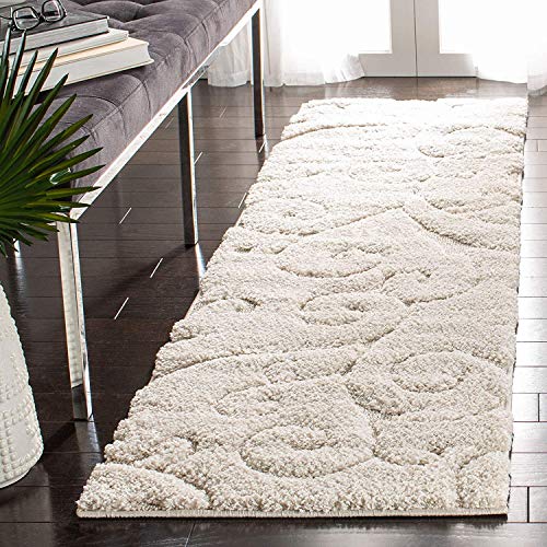 Image of Handwoven Microfibre 3D Rug for Living Room (Ivory & Ivory, 2 X 5 Feet (Runner), Microfibre)
