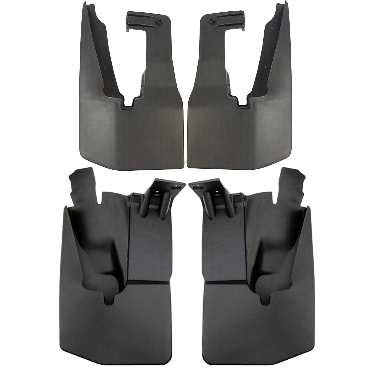 Generisch 4X Schmutzfänger Für M-ercedes Sprinter 906 Spritzschutz Schwarz Gummi Links+Rechts Vorne+Hinten 9068820004/9068820204