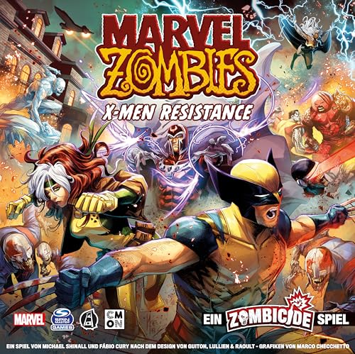 Image of CMON, Marvel Zombies: X-Men Resistance - A Zombicide Game, Connoisseur Game, Dungeon Crawler, 1-6 Players, from 14+ Years, 60 Minutes, German, Multicoloured, Colourful