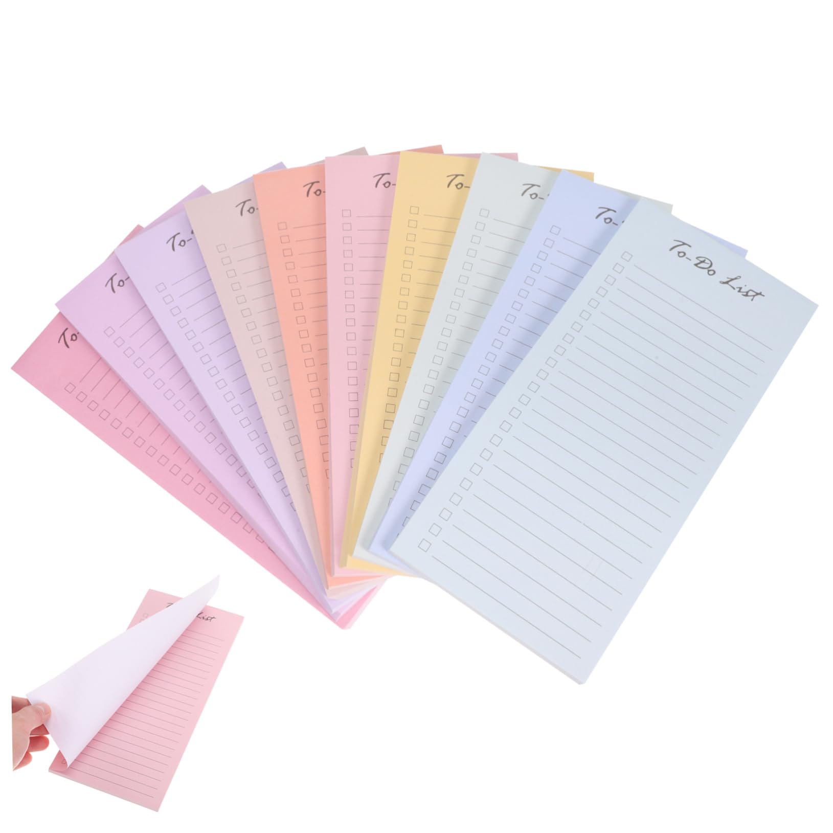 WOONEKY Bloc Notes de Planification Blocs Notes Autocollants pour Organiser Vos Tâches et Rappels Pratiques et Élégants Adaptés pour Bureau et École