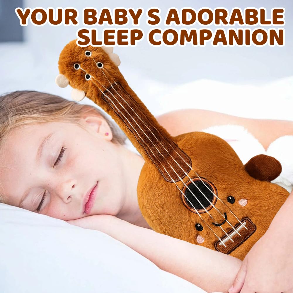 Peluche A Forma Di Strumento Musicale, Morbido Peluche a Forma di Chitarra, ChitarraPeluche Creativa, Chitarra Peluche Del Violino Giocattolo per Soggiorno e Camera da Letto