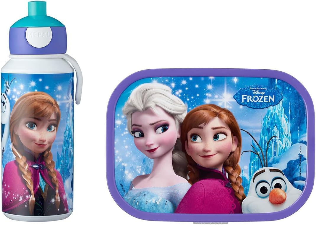 MEPAL Pop Up Cantimplora y Fiambrera lunchset de Campus de pubd de Frozen de Sisters de Forever, ABS, 0 mm