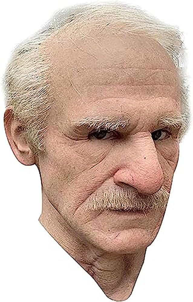 Realistic Masks: Old Man, Horror, More for Halloween, Masquerade