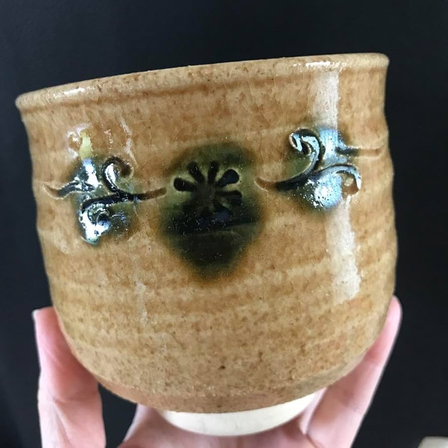 『谷口祥八』黄瀬戸　茶碗　瀬戸市　茶道具　共箱 谷口祥八』黄瀬戸 茶碗 瀬戸市 茶道具 共箱 - メルカリ