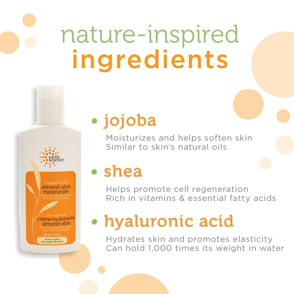 EARTH SCIENCE - Fragrance-Free Almond-Aloe Moisturizer (5 fl. oz.) - Image 3