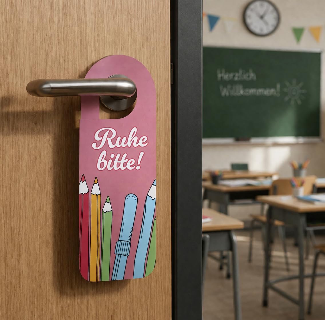 Geschenk für Lehrerin, Geschenkorb Lehrerinnen zum Abschied, Klassenwechsel, Danke, Schuljahresende, Großer Präsentkorb mit Sitzkissen & Trinkflasche, Klasse Präsent zum Verschenken Lieblingslehrerin