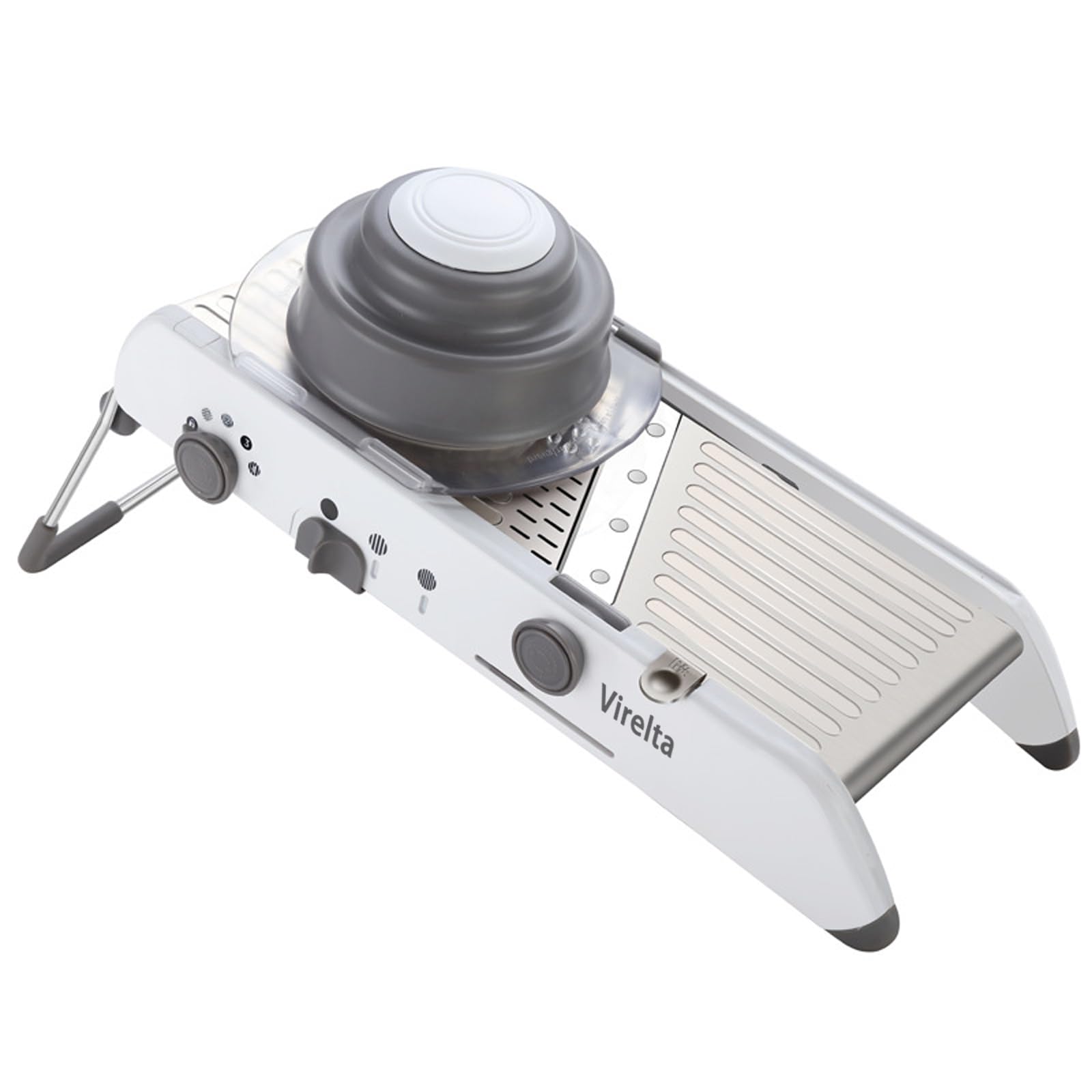 Mandoline de cuisine professionnel mandoline légumes réglable multifonctions acier inoxydable avec pied antidérapant
