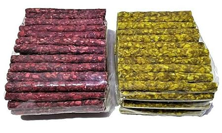 MS Pet House Dog Chew Sticks, Munchy Sticks Mix Flavours ( 1kg Chicken and 1kg Mutton ) 2 kg Pack Chew Treat Stix Snacks for All Breed Dogs Of All Life Stages