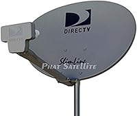 PHAT SATELLITE Complete DIRECTV HD Dish Kit: SWM3 LNB 20 Tuners, RG6 Cables, Flat HDMI - Slimline SL3 for H24/H25/Genie