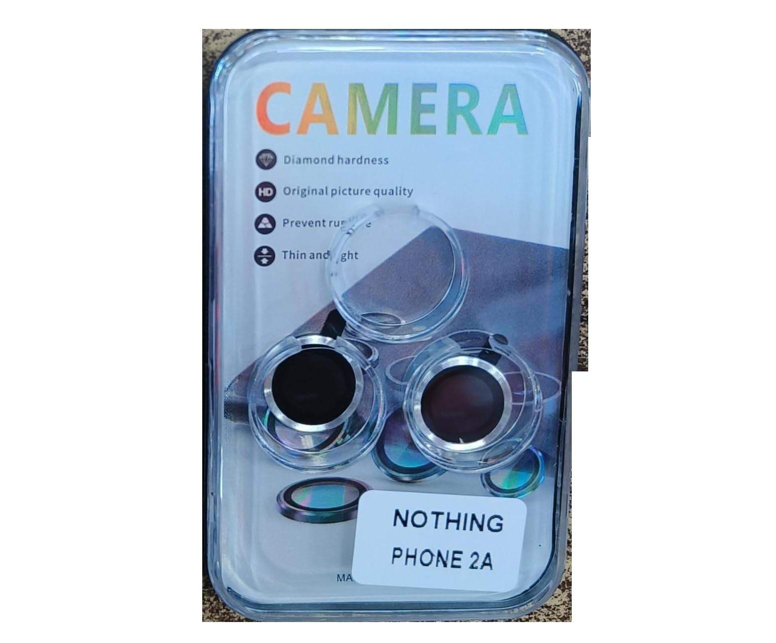 Milestone Nothing Phone 2A Camera Protector/Camera Lens Tempered Glass Back Metal Ring Compatible with Nothing Phone 2A Silver Set of 2 (B0D1Y6GRSD) Amazon Price History, Amazon Price Tracker