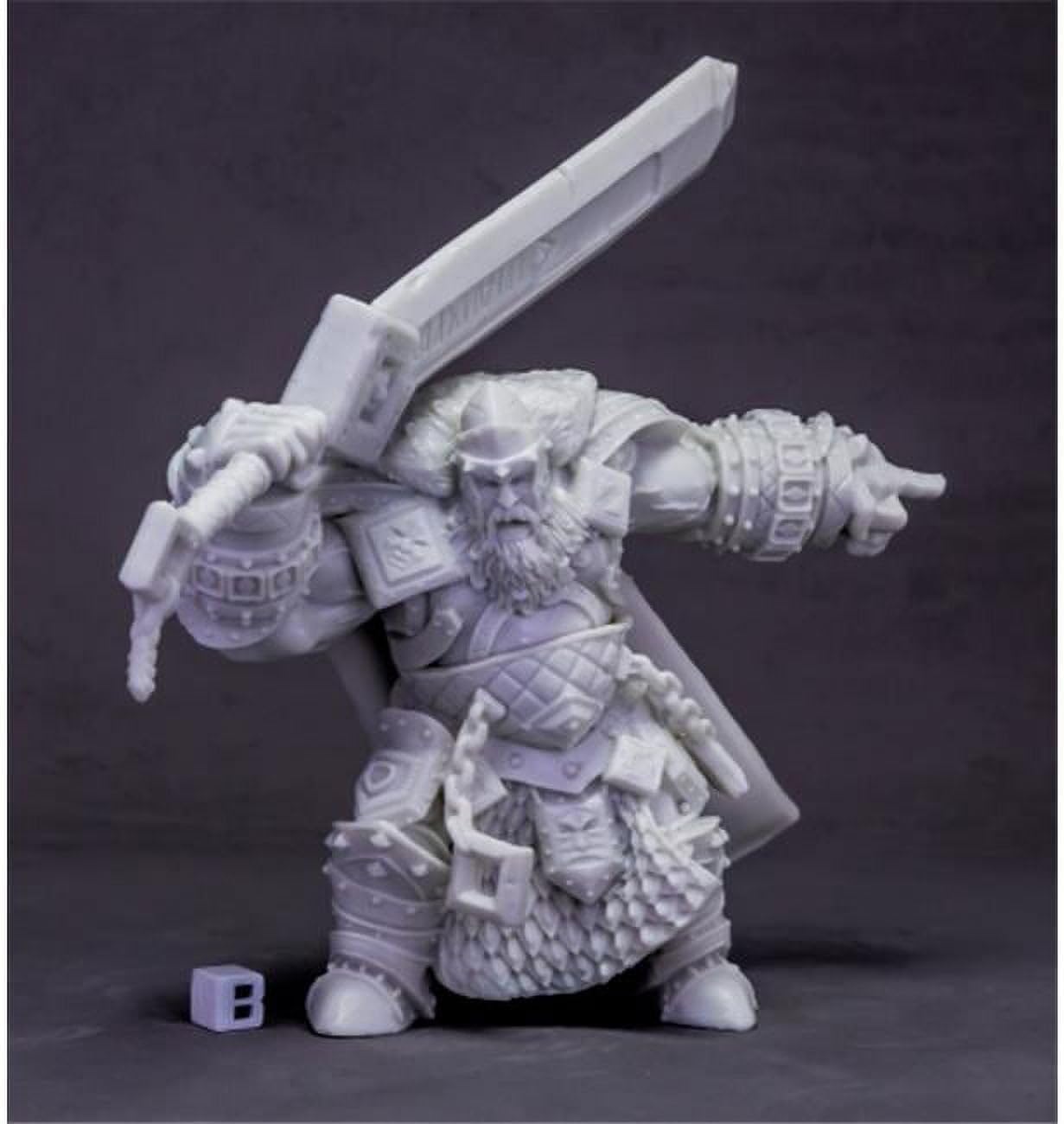 Reaper Skorg Ironskull, Fire Giant King (Huge) #77614 Bones Unpainted Plastic