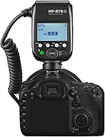 Vista 3 de Flashpoint MF-R76 TTL Macro Ring Flash para cámara Sony, ajuste de potencia, tiempo de reciclaje de 0.1-1s, anillo macro flash de 76 W alimentado