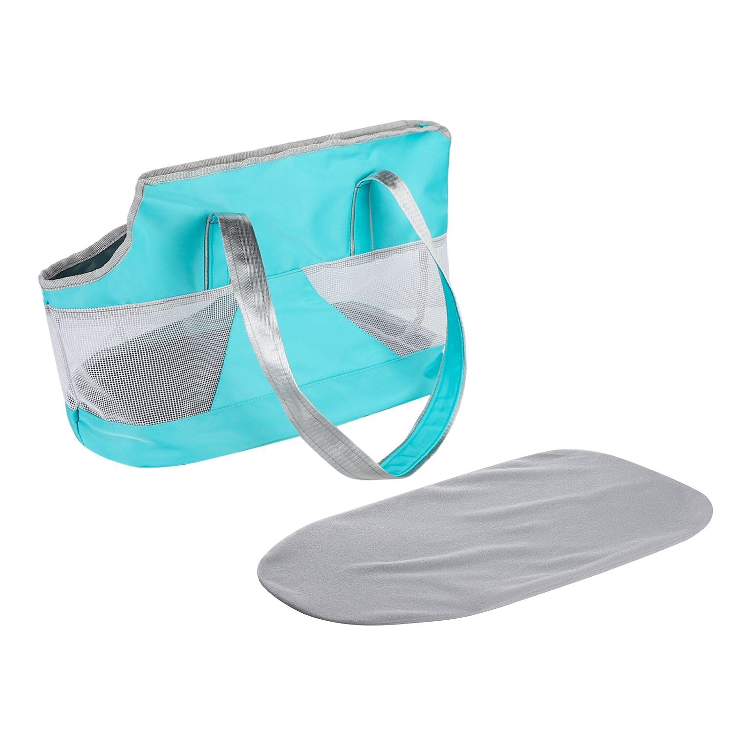 Pet Dog Purse Carrier Breathable Mesh Pets Puppy Cat Travel Outing Tote Bag Portable Cat Sling Carrier Transporter Tote Handbag Lightweight Dog Carrier Shoulder Bag with Thicken Bags Base