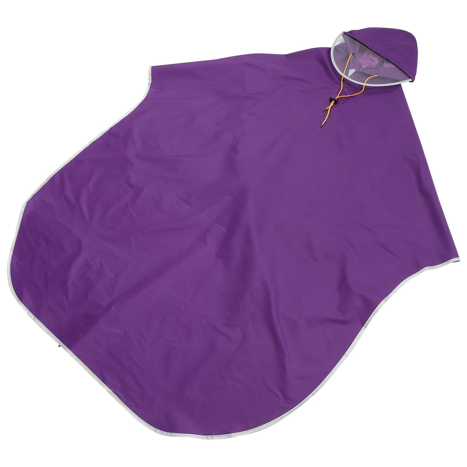 Vorcool Regen Cape Poncho mit Kappe winddicht wasserdicht Fahrrad Abdeckung für Elektromobil Camping (violett)