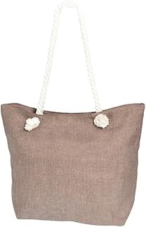 fashion and joy, Borsa tote donna marrone HxB 37x47 cm
