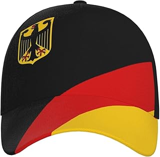 German Snapback Cap Germany Baseball Hats Germany Flag Sun Hat Adjustable Flag Trucker hat for Germany