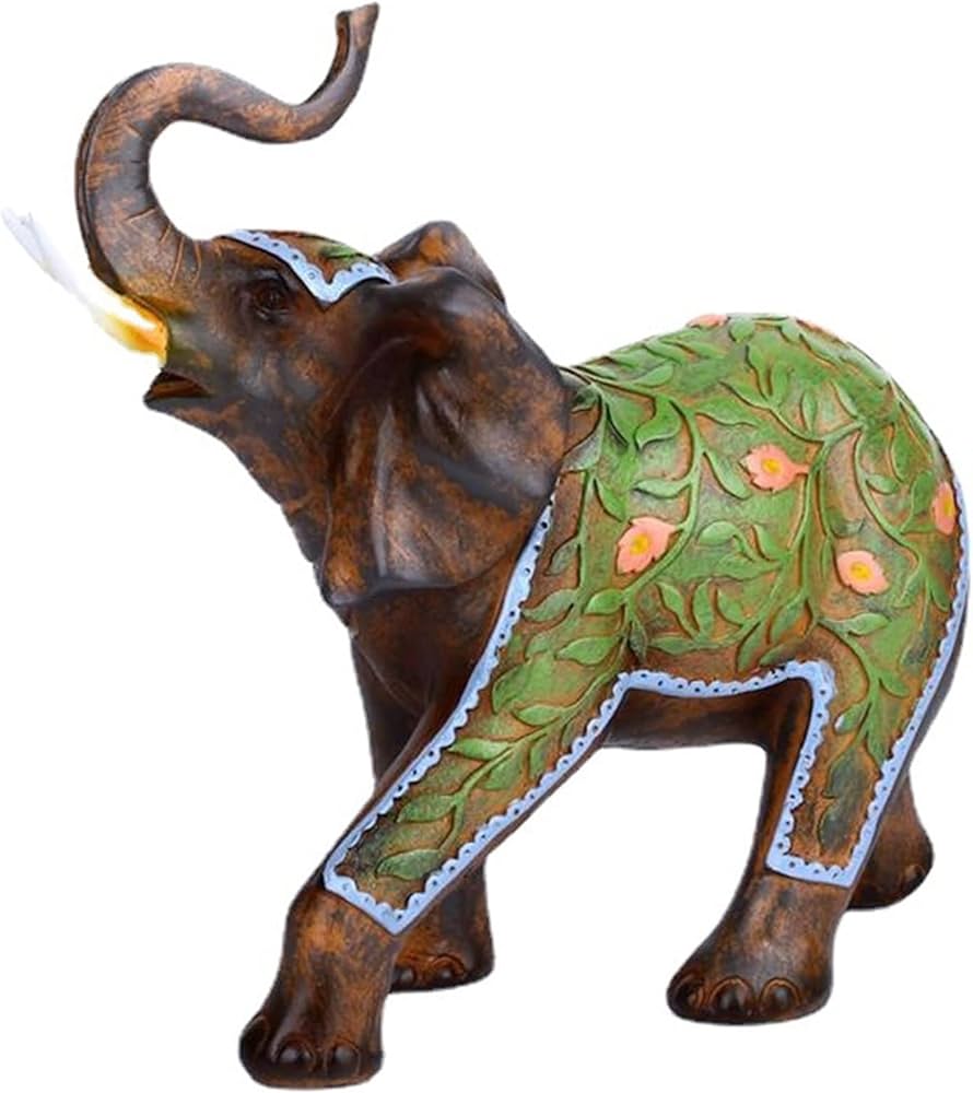 象の置物　台座あり 象の置物台座あり