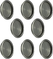 Vista 30 de HOMOTEK Paquete de 4 Tiradores de Dedo para Puerta de Armario de 2-1/16", Instalación Fácil a Presión, Acabado de Níquel Satinado, Se Adapta a un