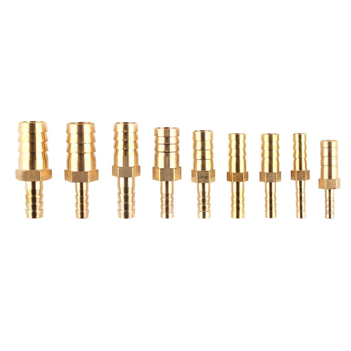 Xianglaa-Connettore del tubo dell'acqua, 1/8 1/4 3/8 1/2 1 BSP maschio Connettore di raccordo rame accoppiatore adattatore, Hose Barb coda 6/8/10/12/14/16/19 / 25mm in ottone for tubi , Accessori Xianglaa-Connettore del tubo dell'acqua, 1/8 1/4 3/8 1/2 1 BSP maschio Connettore di raccordo rame accoppiatore adattatore, Hose Barb coda 6/8/10/12/14/16/19 / 25mm in ottone for tubi , Accessori