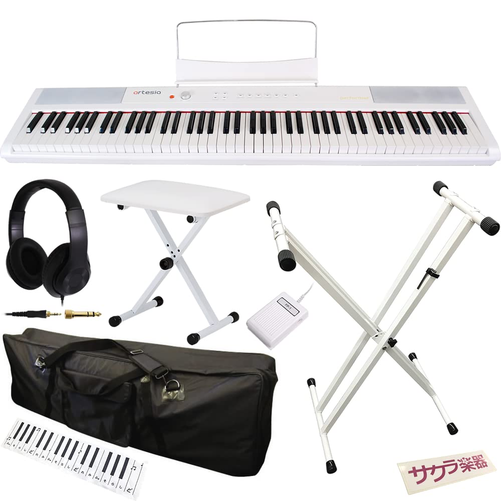 Amazon | Artesia アルテシア 電子ピアノ 88鍵 Performer/WH ホワイト