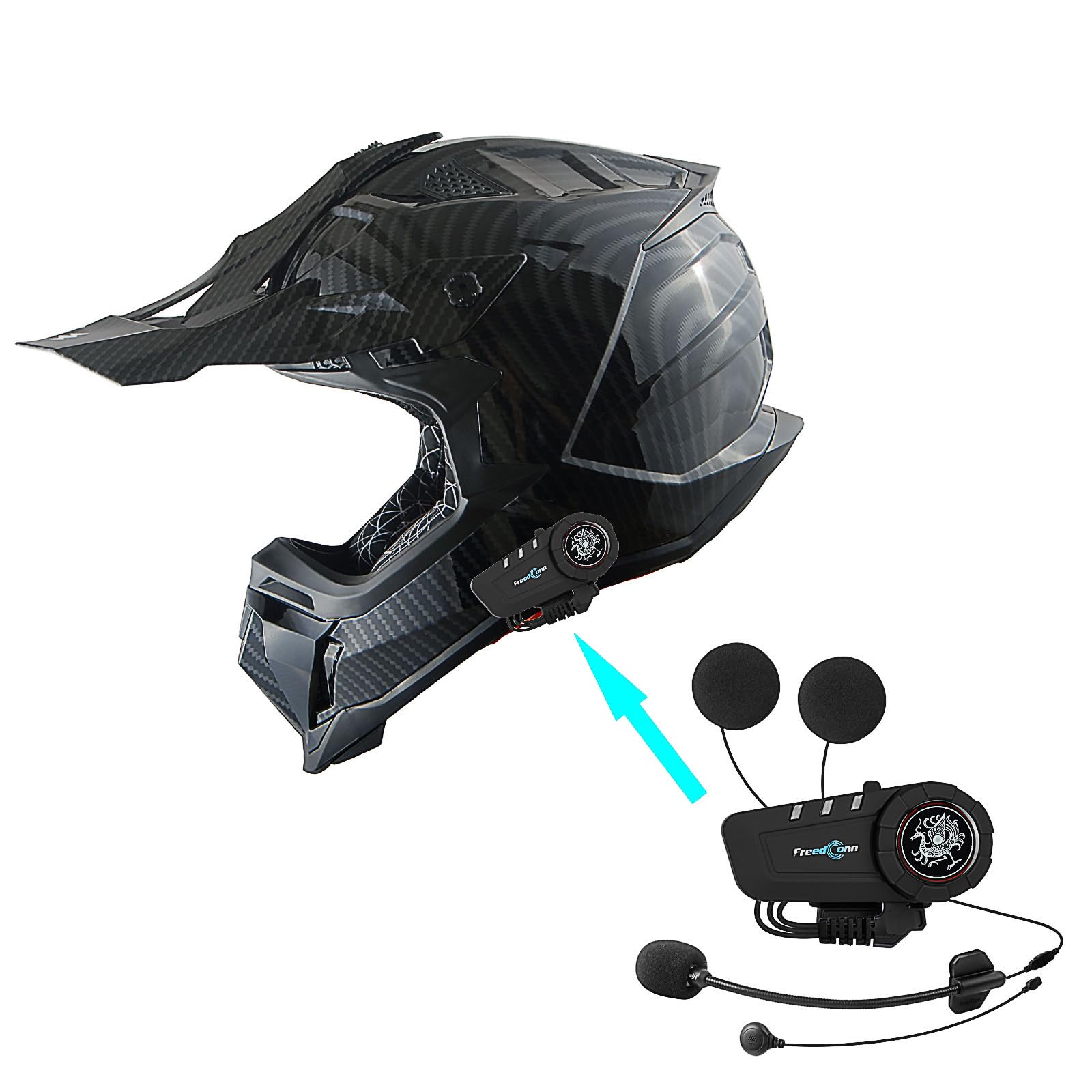 Snapklik.com : 1Storm Adult Motocross Helmet ATV Dirt Bike BMX MX ...