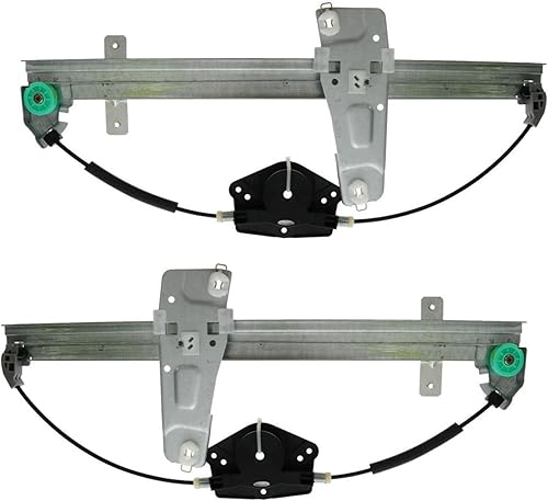 Miniatura 626 de TRQ Juego de elevalunas manual para el lado del conductor y del pasajero compatible con Chevrolet Tracker 1998 1989-1997 Geo 1989-1998 Suzuki