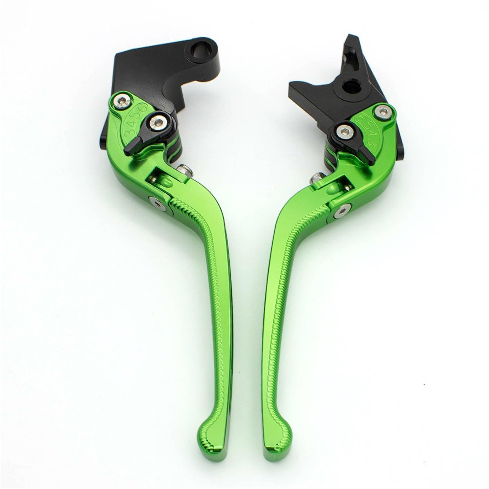 Gjihkwgz Motorcycle Brake Clutch Lever for Triumph for Tiger 800 XC 11-14 for 675 for Street for Triple 08-16 Adjustable Motorcycle Folding Brake Clutch Levers Clutch Brake Lever(Green)