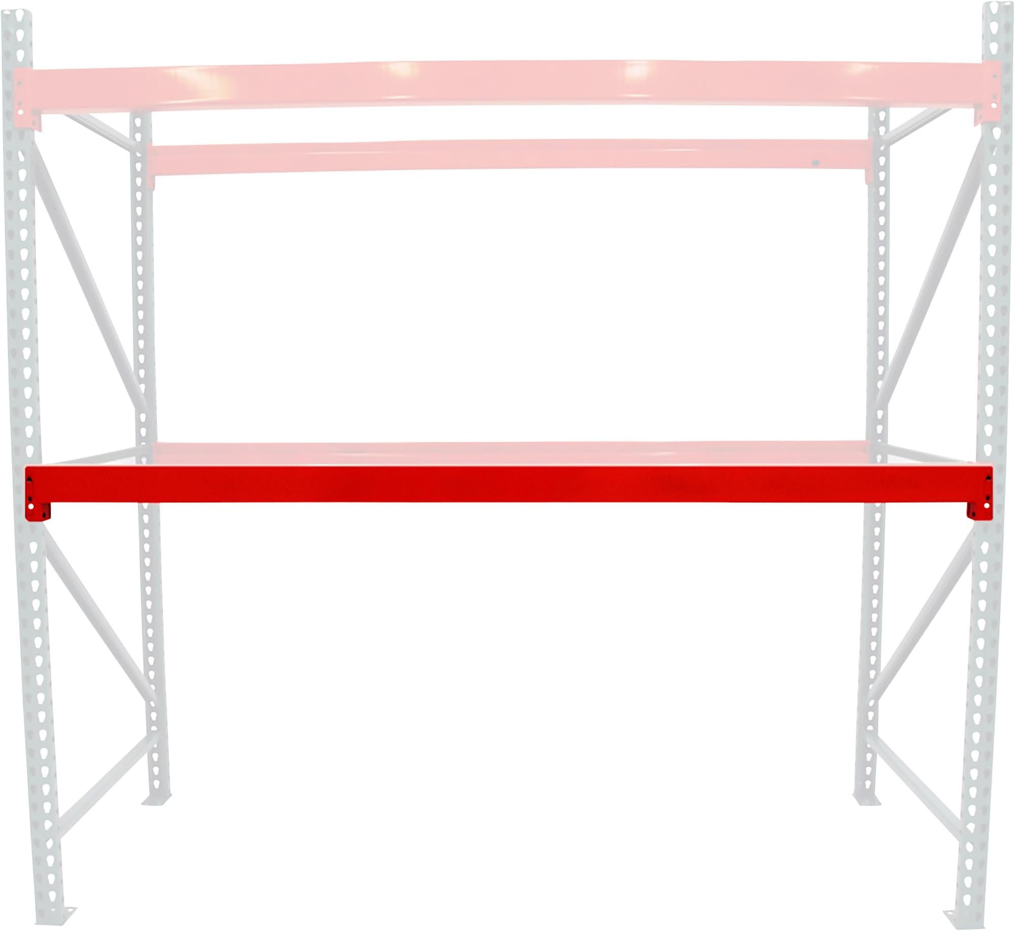 AK Industrial Teardrop Pallet Rack Beam - 48in.L Model Number AK-RBI-48-2.5