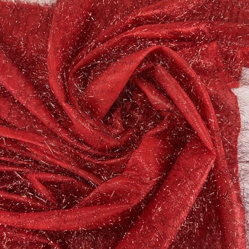 YYCRAFT Eyelash Tinsel Fabric