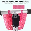Optifit Cycle Basket 20x13x15cm Front Adjustable Fastening Strap gallery image