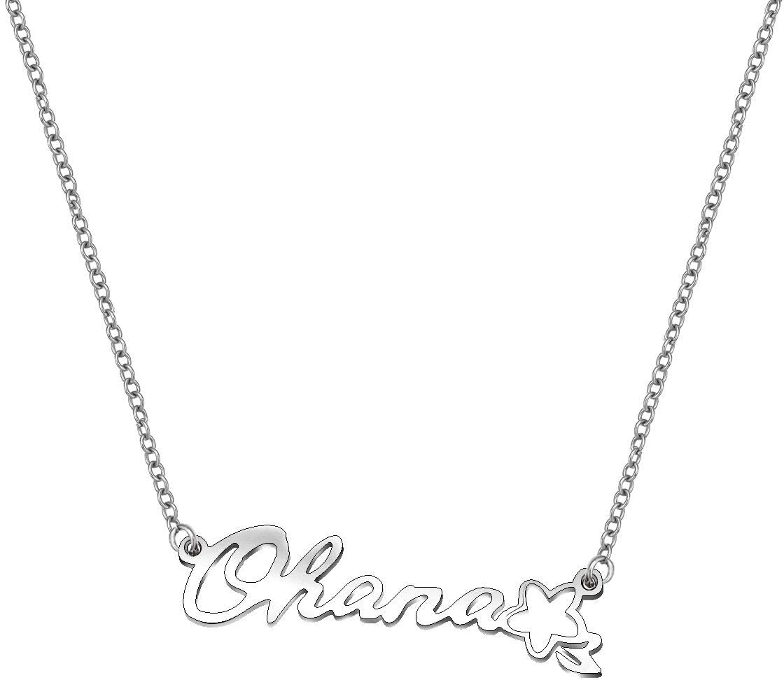 FUTOP Ohana Means Family Necklace Family Member Gifts Ohana Hawaii Jewelry (ohana necklace)