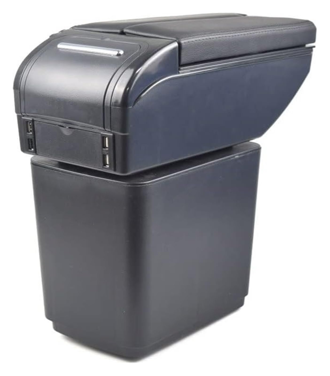 Braccioli per Auto per Peugeot per Partner per Tepee 2010-2020 Bracciolo Auto ABS Bracciolo Bracciolo Box Console Centrale USB(D Black)