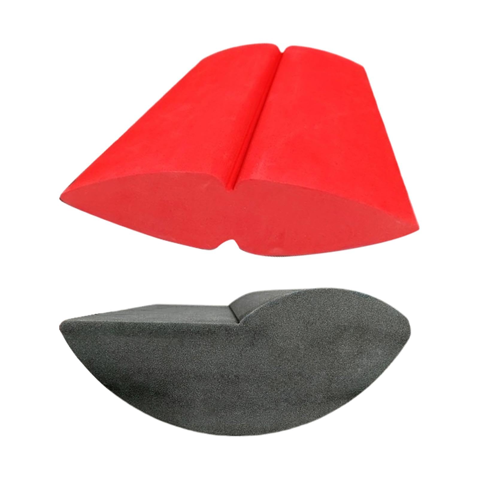 2Pcs Balance Boards Anti Slip Compact Calf Stretch for Exercise Yoga Fitness Black and Red-image-16
