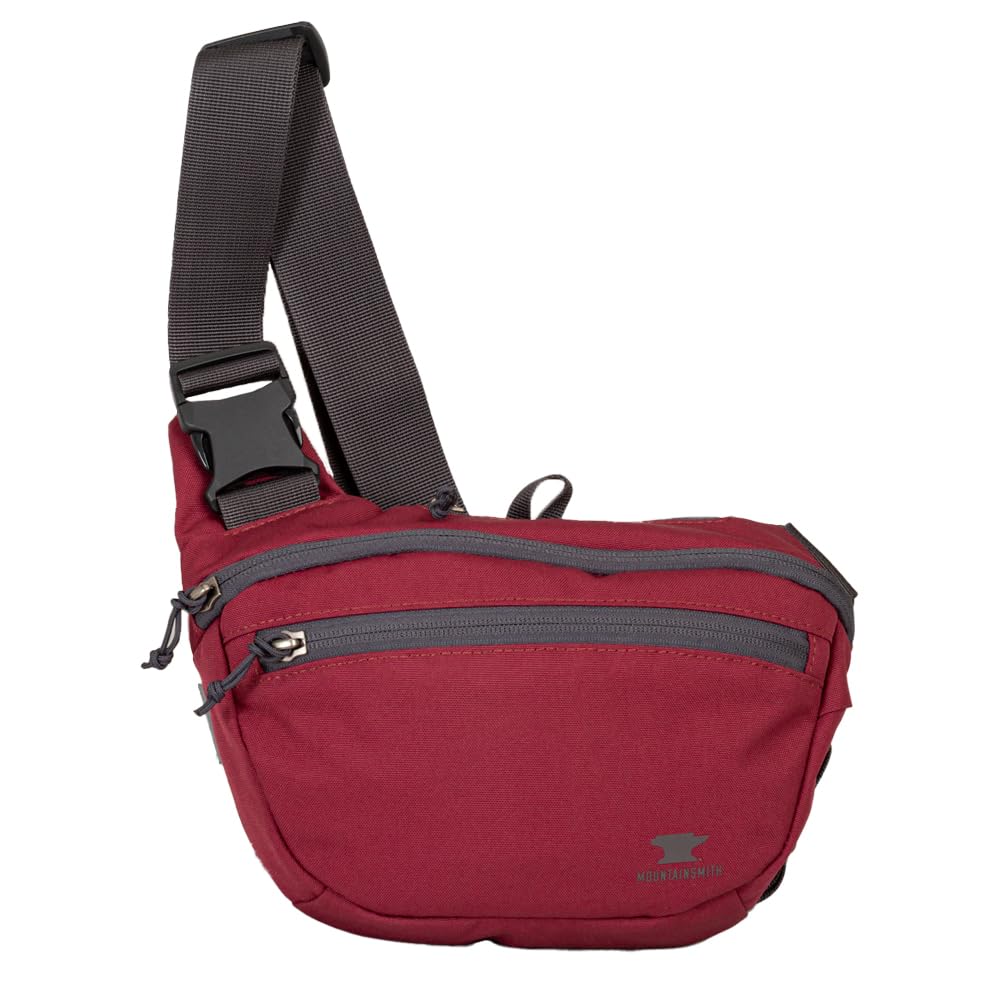 Mountainsmith Knockabout Lumbar Waist and Fanny Pack Hybrid Crossbody Shoulder Multi-Sport Sling Bag with Pockets and Headphone Port