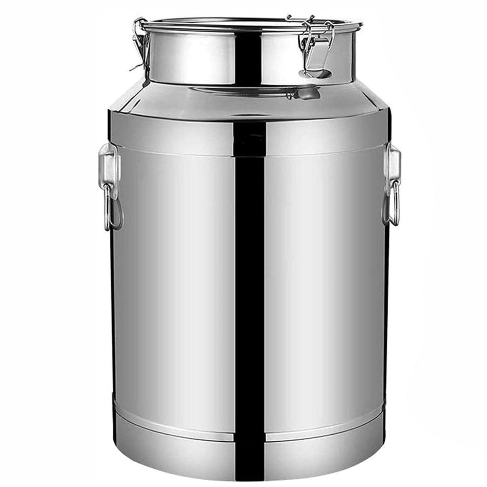 Cubo de acero inoxidable para transportar líquidos sólidos vino aceite jarra 5l