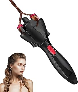 Automatic Hair Braider DIY Electronic Hair Braiding Machine Automatic Quick Twist Twister Hair Braiding Tool for Women Girls Hairstyle(Red)