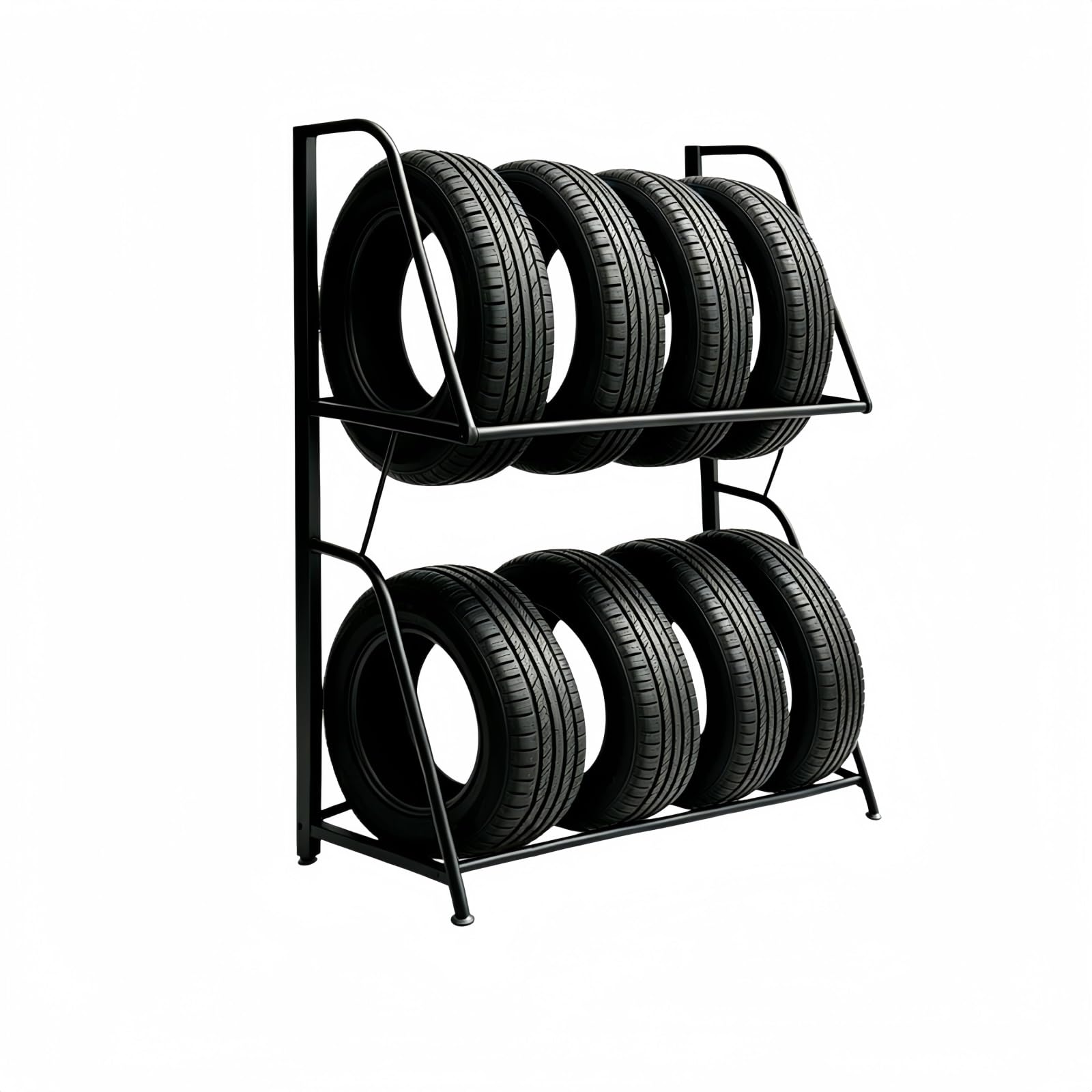 AKFNCJE Car Repair Shop Tire Display Rack, Heavy Duty Tire Storage Rack