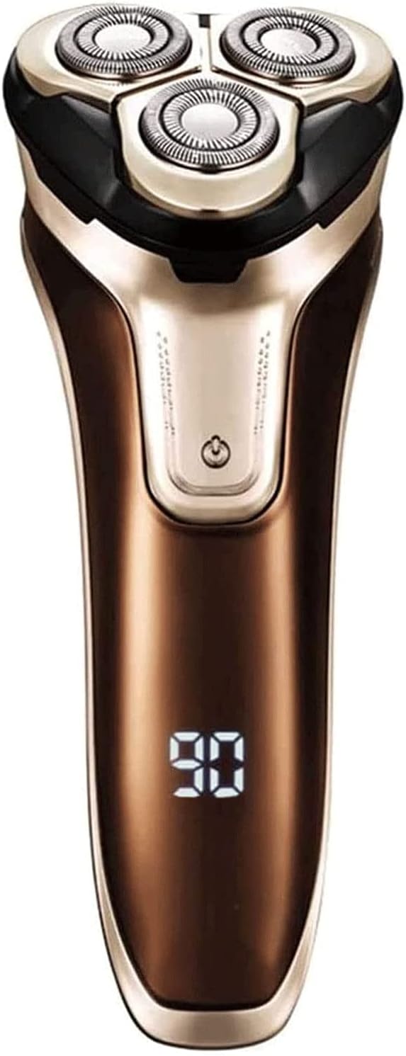 Men's Rotary Shavers,Rechargeable Dry/Wet Men's, Electric Shavers for Men Face with Pop-Up Beard Trimmer