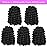 Crochet Braids Hair 8 Inch Jamaican Bounce Wand Curl Crochet Hair Curly Bounce Crochet Braids Hair Extension Twist Crochet Hair(5 PCS, 1B)
