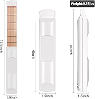 Vista 3 de Cuello de práctica de guitarra de bolsillo, entrenador de guitarra, 6 trastes, herramienta de práctica de acordes de guitarra portátil