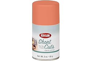 Krylon KSCS08300 Short Cuts Aerosol Paint, Ripe Peach, 6 1 - Enchanting Coral Accents