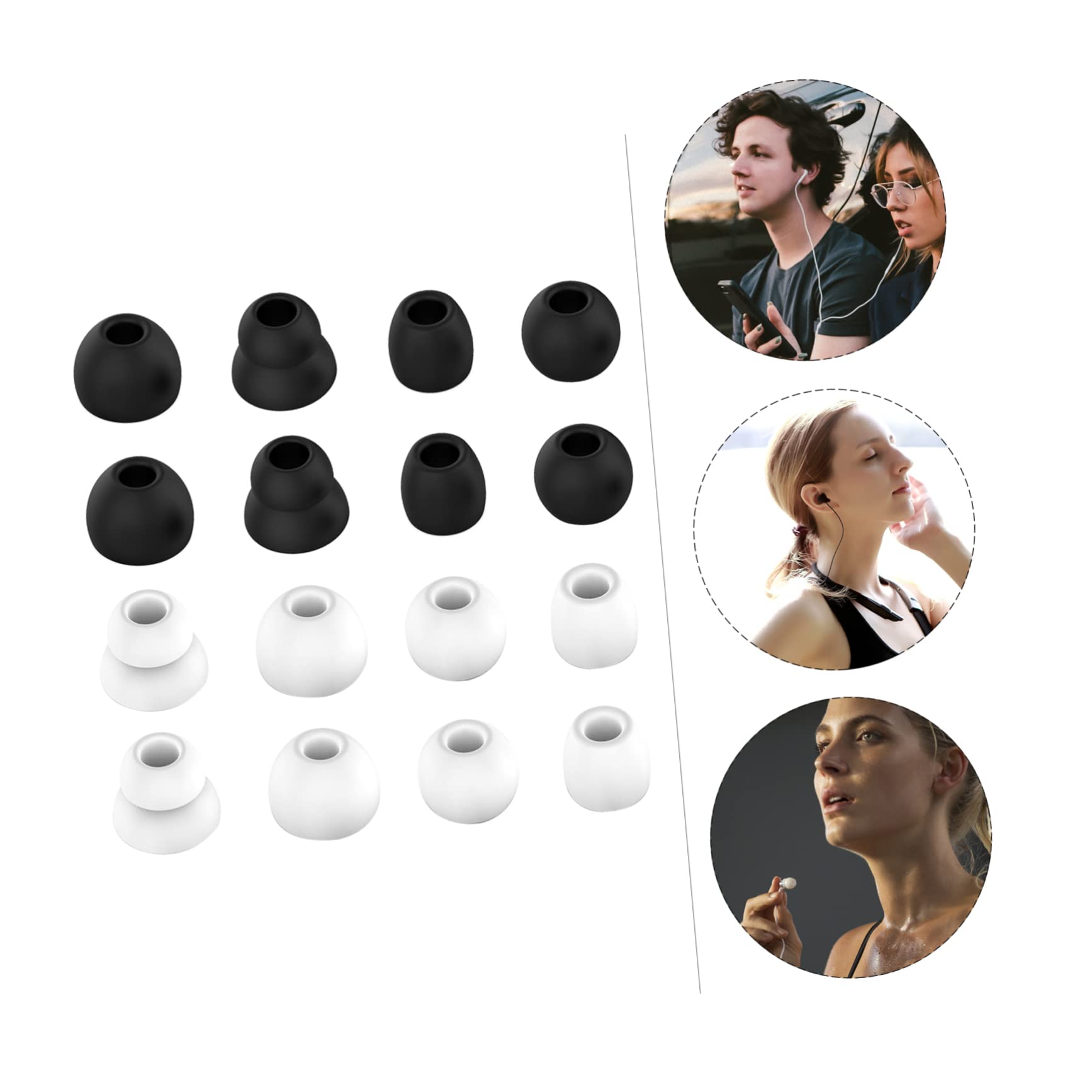 CHILDWEET Ergonomic Moldable Ear Plugs for 4i/ Earphone 3/ Soft Silicone Earphone Covers