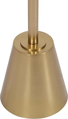 Miniatura 7 de Kate and Laurel Tira - Elegante mesa redonda para bebidas, 10 x 22 pulgadas, mármol blanco y oro, moderna mesa de Martini circular glamorosa para