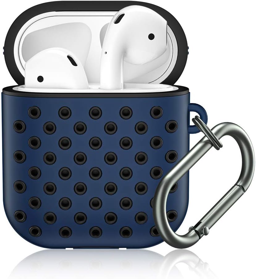 Marge Plus for Airpods Case Cover with Keychain, Silicone Skin Cover for Women Men Compatible with Apple Airpods 2/1 Charging Case (Front LED Visible)