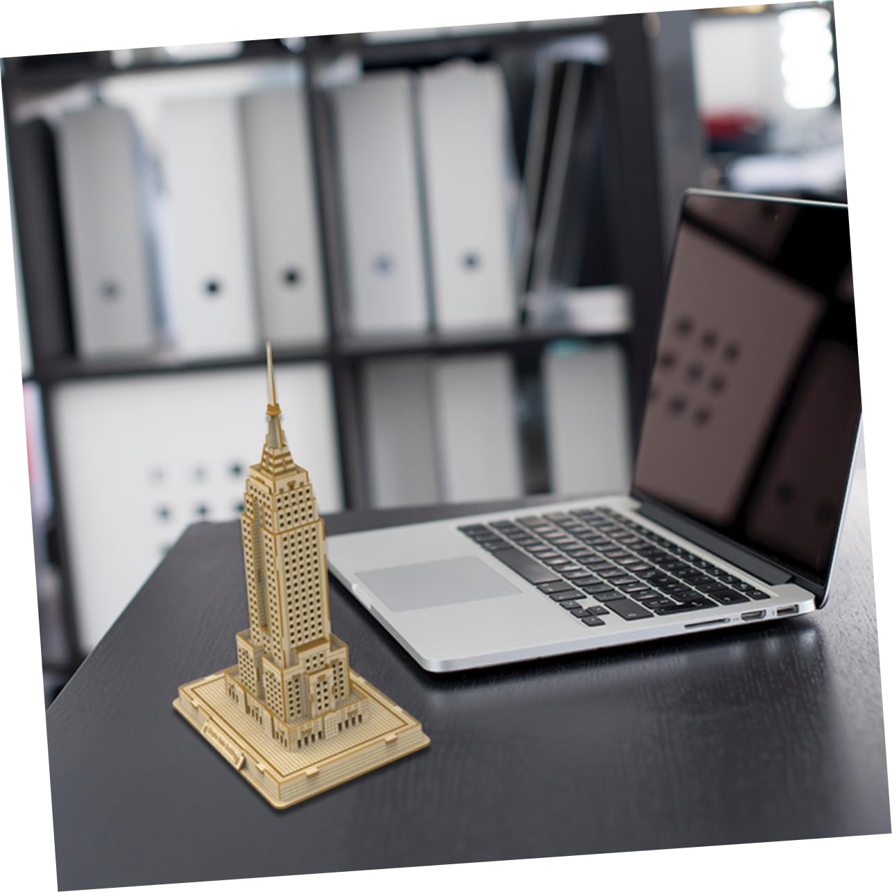 Puzzle 3D en Bois Bâtiment Célèbre 1 Set en Basswood | Modèle Or, pour Garçon et Filles, Ornement et Présents, Exercice Motricité et Créativité
