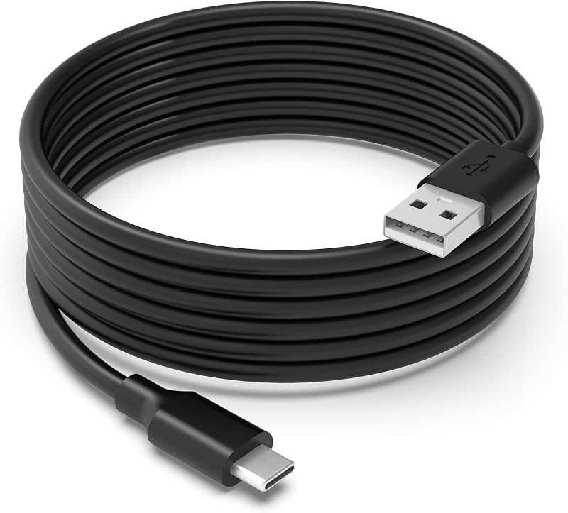 Speaker Charger Cable Fit for JBL Charge 6/5/4, Flip 7/6/5, Clip 5/4,GO 4/3 | For JBL Pulse 5/4 Speaker,Tune Buds Flex,Vibe Beam,Live Pro 2 Headphone with 5Ft USB C Bluetooth Cord Earphones Replacement