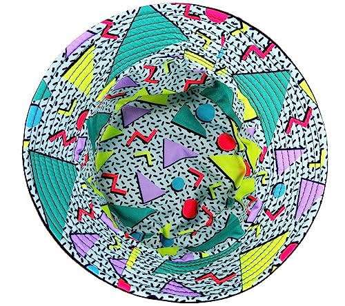 Retro 80S 90S Revsersible Bucket Hats Fashion Sun Hat Outdoor Double-Side-Wear Cap Fisherman Hat For Men And Women Vintage #TOP6