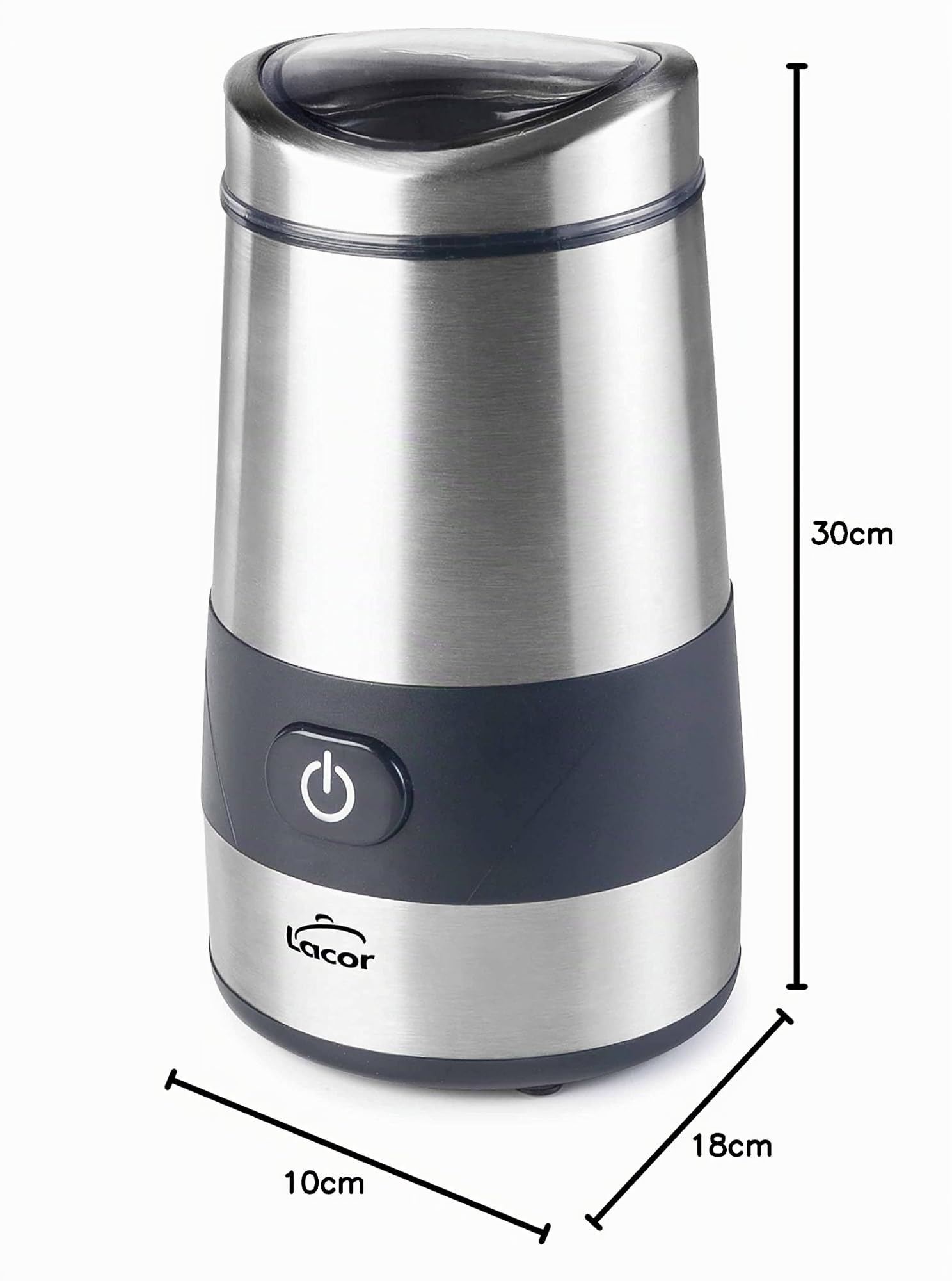 Lacor Café Mühler, 200 W, Acier Inoxydable
