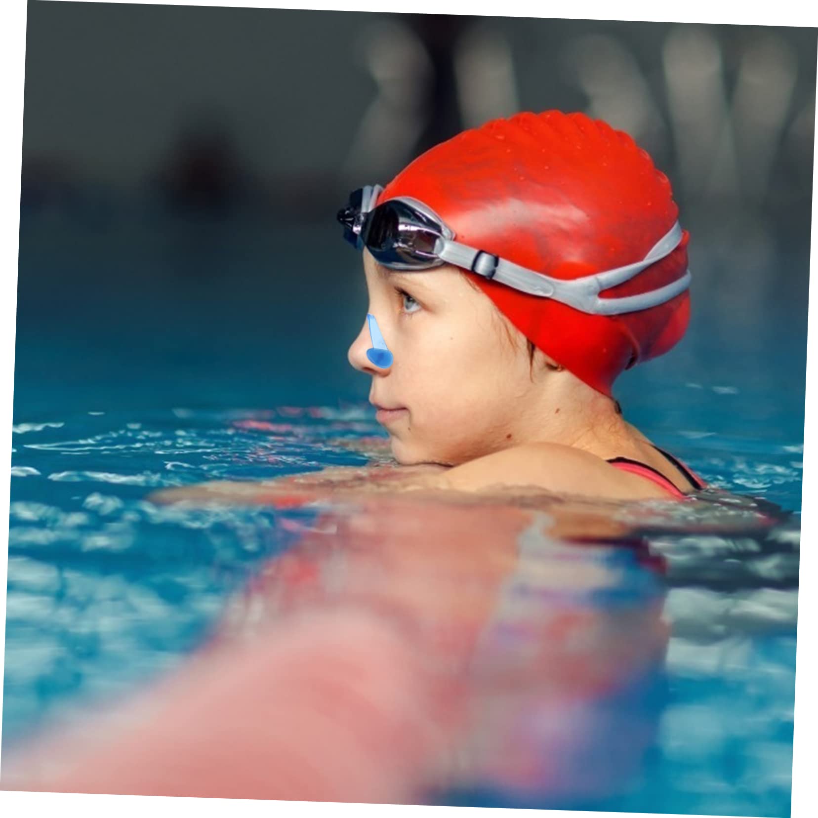 Set 12 Tappi Naso Silicone Per Nuoto - Impermeabili, Beige, Adulti E Bambini - Foto 6