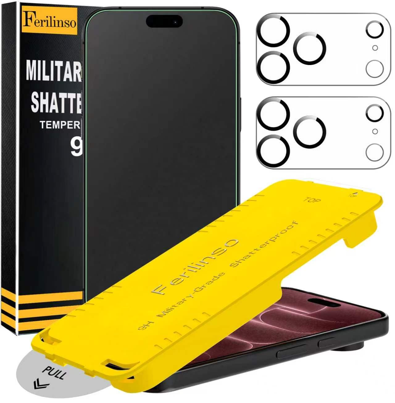 Photo 1 of Ferilinso Matte Screen Protector for iPhone 18 Pro (6.3-inch)